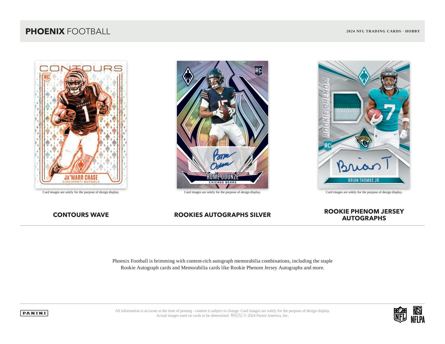 2024 Panini Phoenix Football Hobby Box 746134168581 at King Card Canada