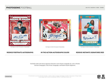 2024 Panini Photogenic Football Hobby Box 746134168338 at King Card Canada