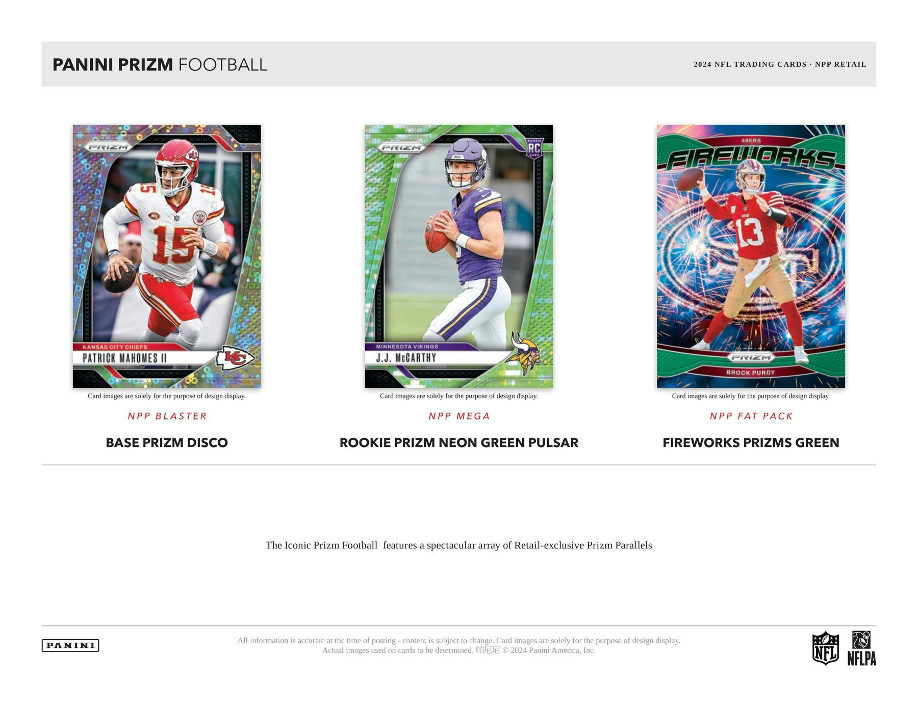 2024 Panini Prizm Football Blaster Box 746134169168 at King Card Canada