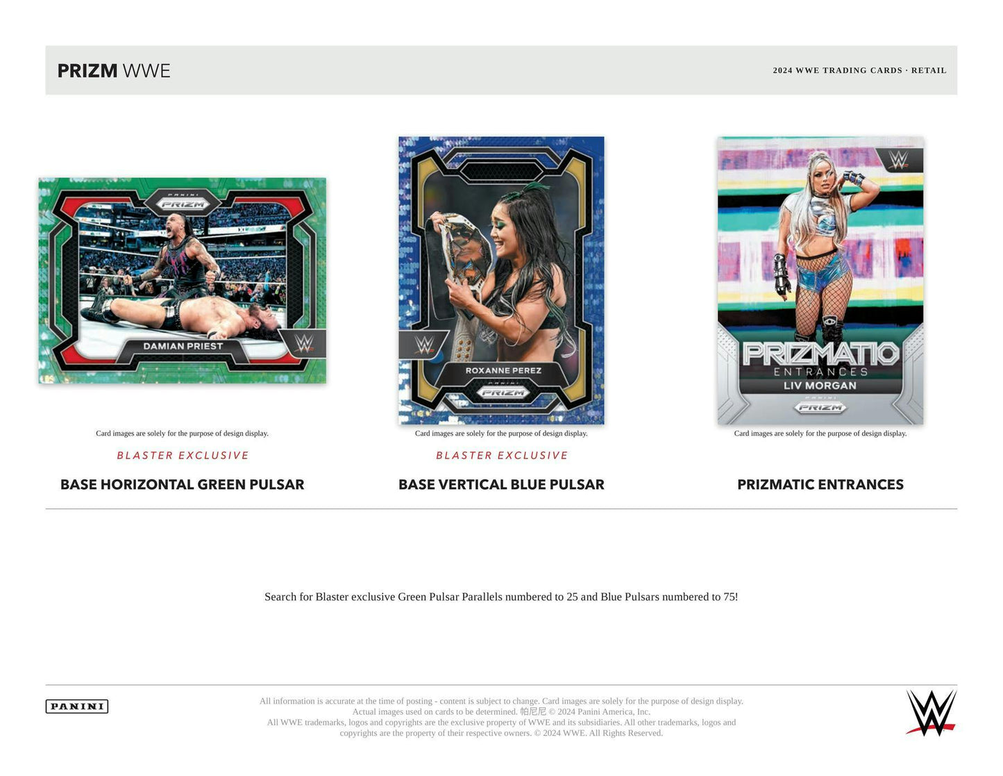 2024 Panini Prizm WWE Hobby Blaster Box 746134175220 - King Card Canada