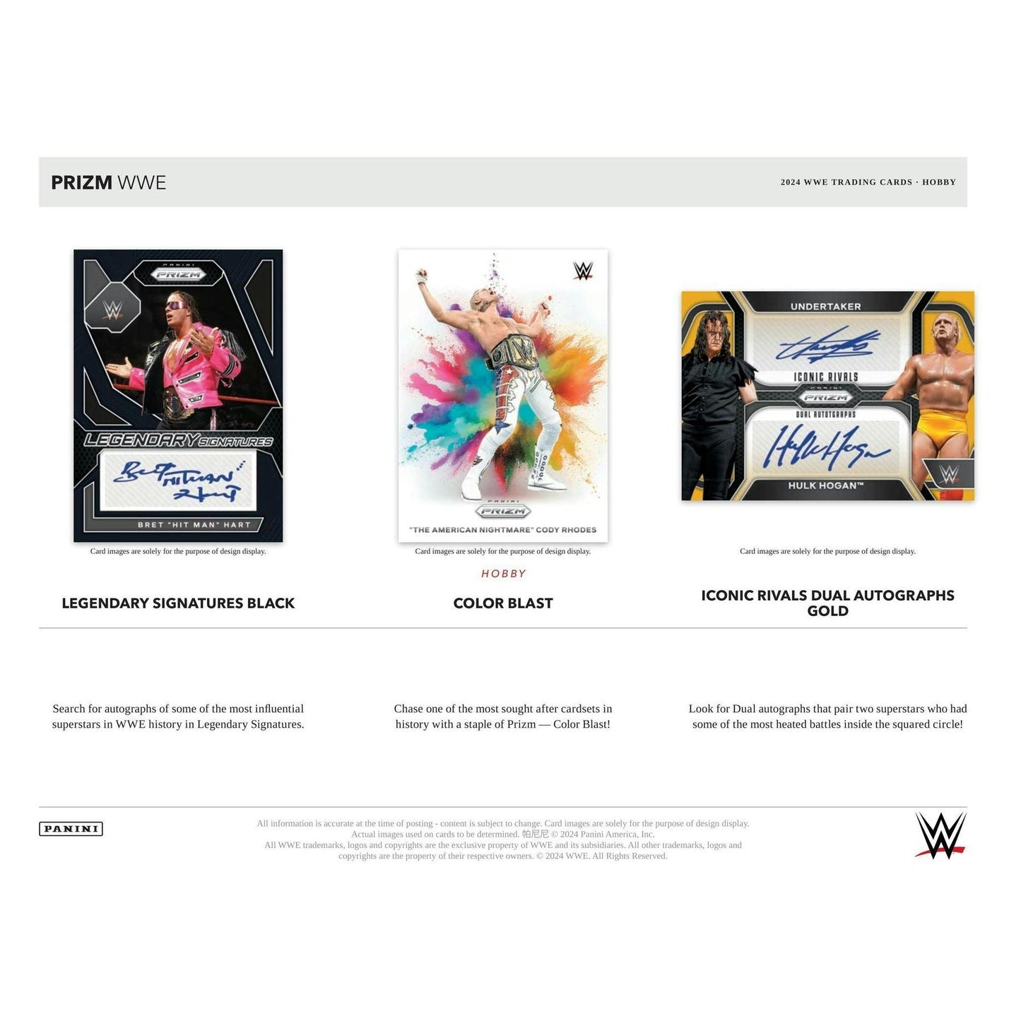 2024 Panini Prizm WWE Hobby Box - MINOR BOX DAMAGE 746134165122 - King Card Canada