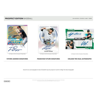 2024 Panini Prospect Edition Baseball Hobby Box 746134166686 at King Card Canada
