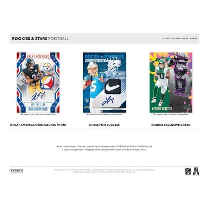 2024 Panini Rookies & Stars Football Hobby Box 746134168826 at King Card Canada