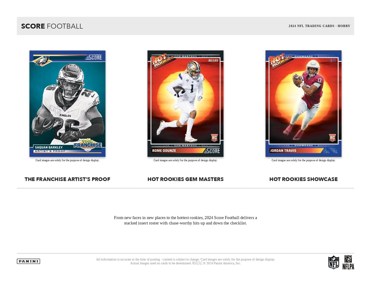 2024 Panini Score Football Hobby Blaster Box 746134159886 at King Card Canada