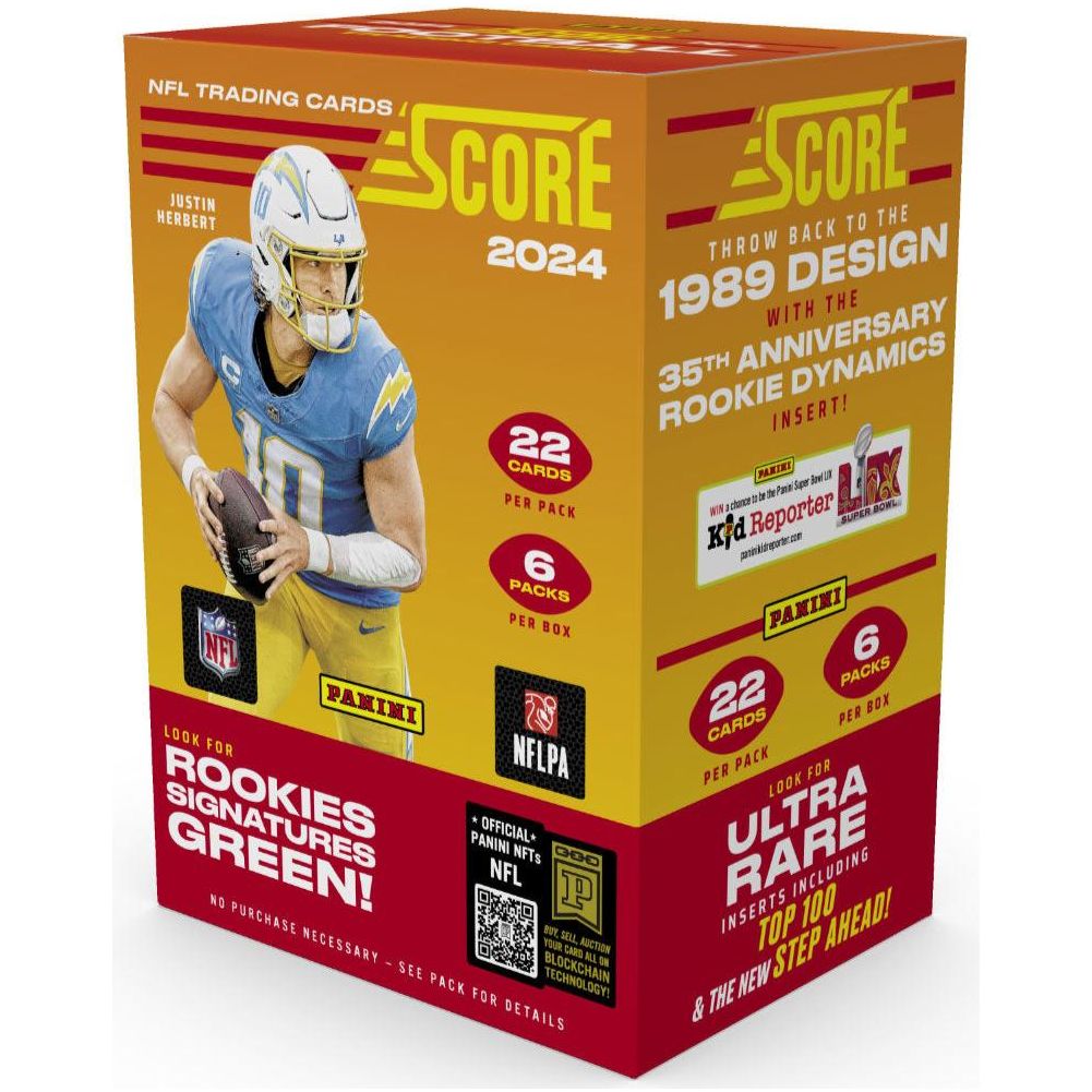 2024 Panini Score Football Hobby Blaster Box 746134159886 at King Card Canada