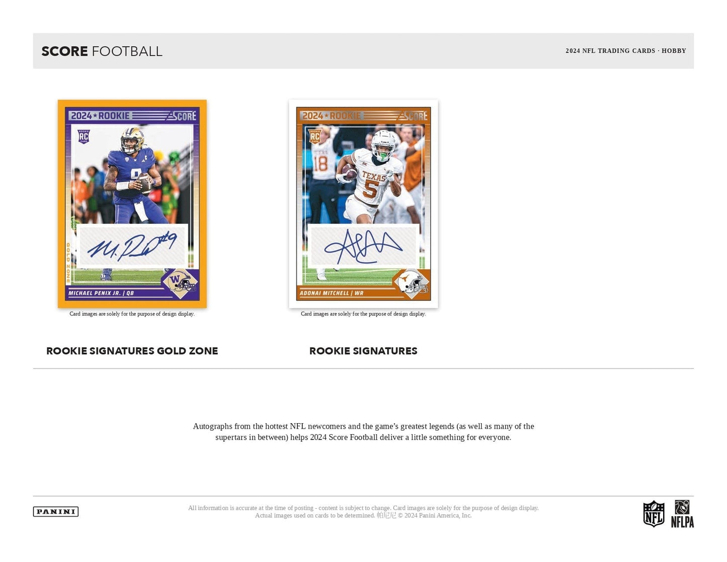 2024 Panini Score Football Hobby Blaster Box 746134159886 at King Card Canada