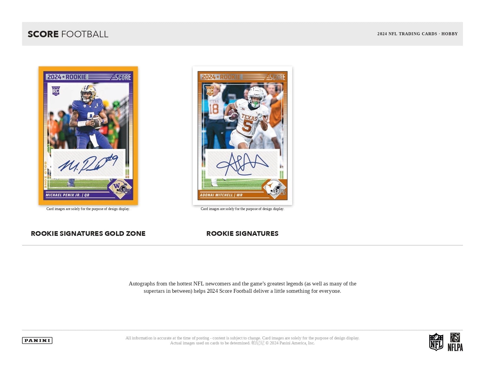 2024 Panini Score Football Hobby Blaster Box 746134159886 at King Card Canada