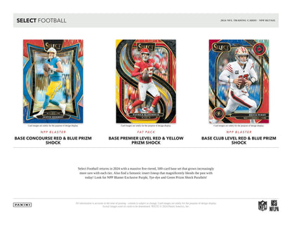2024 Panini Select Football Blaster Box 746134191404 at King Card Canada