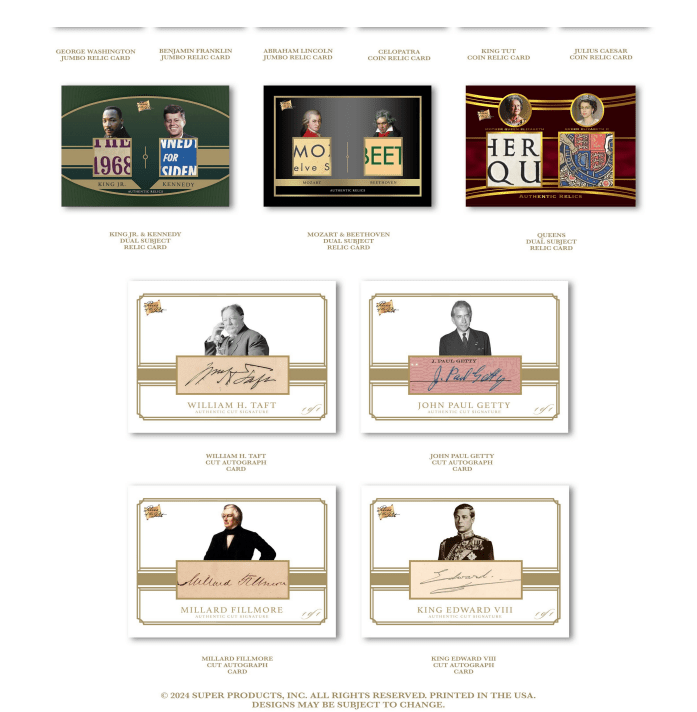 2024 Pieces of the Past One Time Series 1 Edition Hobby Box  at King Card Canada