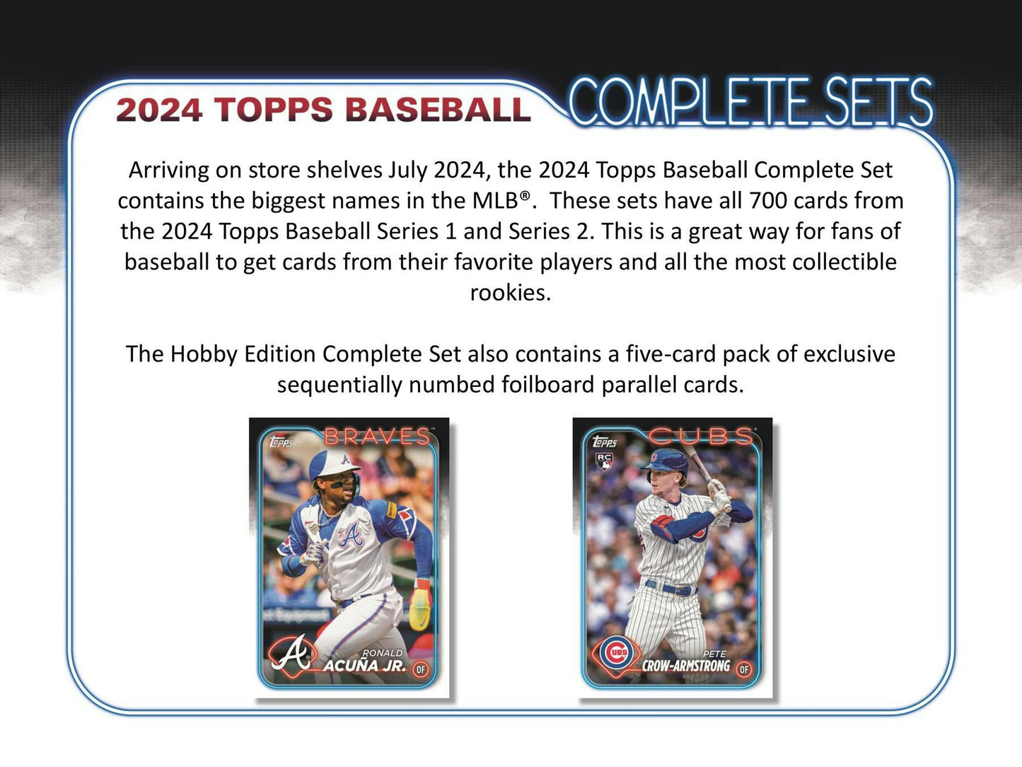 2024 Topps Baseball Complete Factory Set (Hobby Edition) 887521127078 - King Card Canada