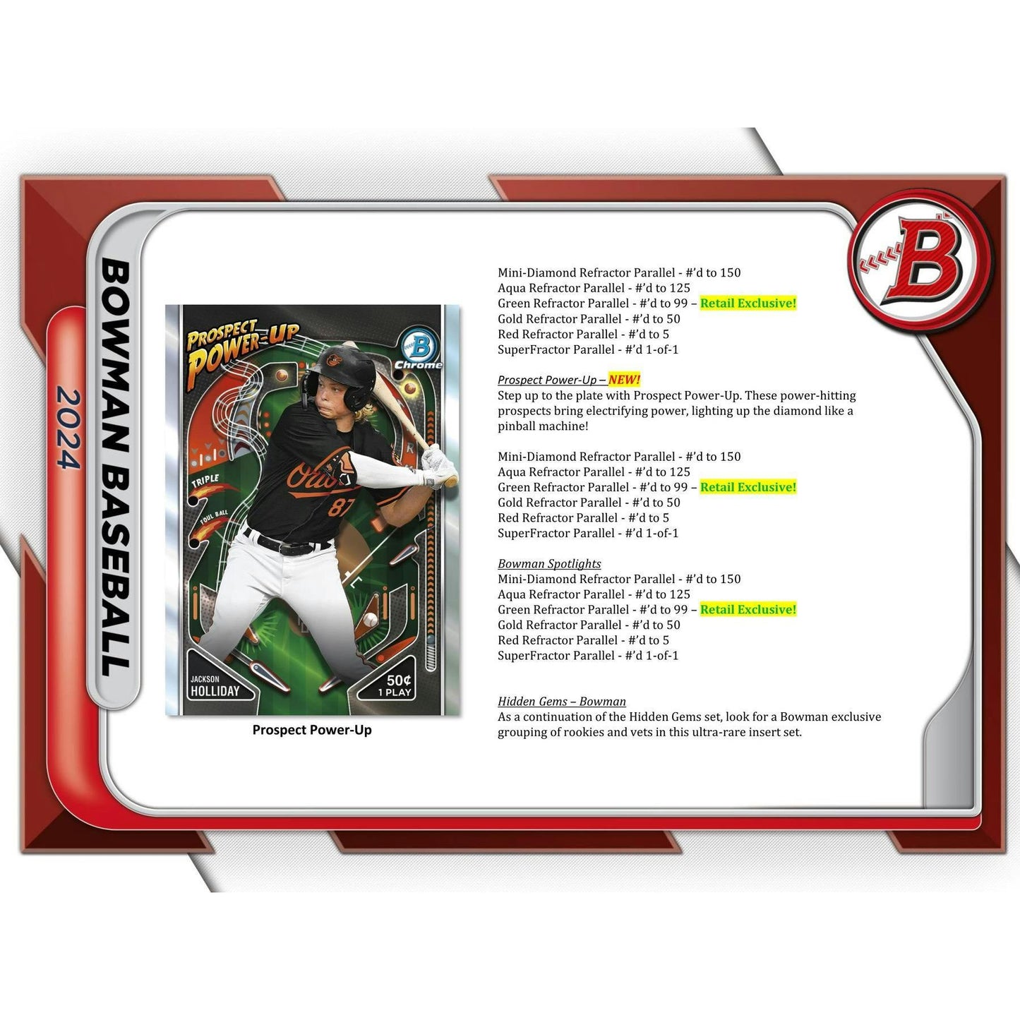 2024 Topps Bowman Baseball Blaster Value Box at King Card Canada