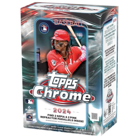 2024 Topps Chrome Baseball Blaster Value Box 887521128976 - King Card Canada