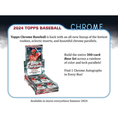 2024 Topps Chrome Baseball Hobby Box 887521128853 - King Card Canada