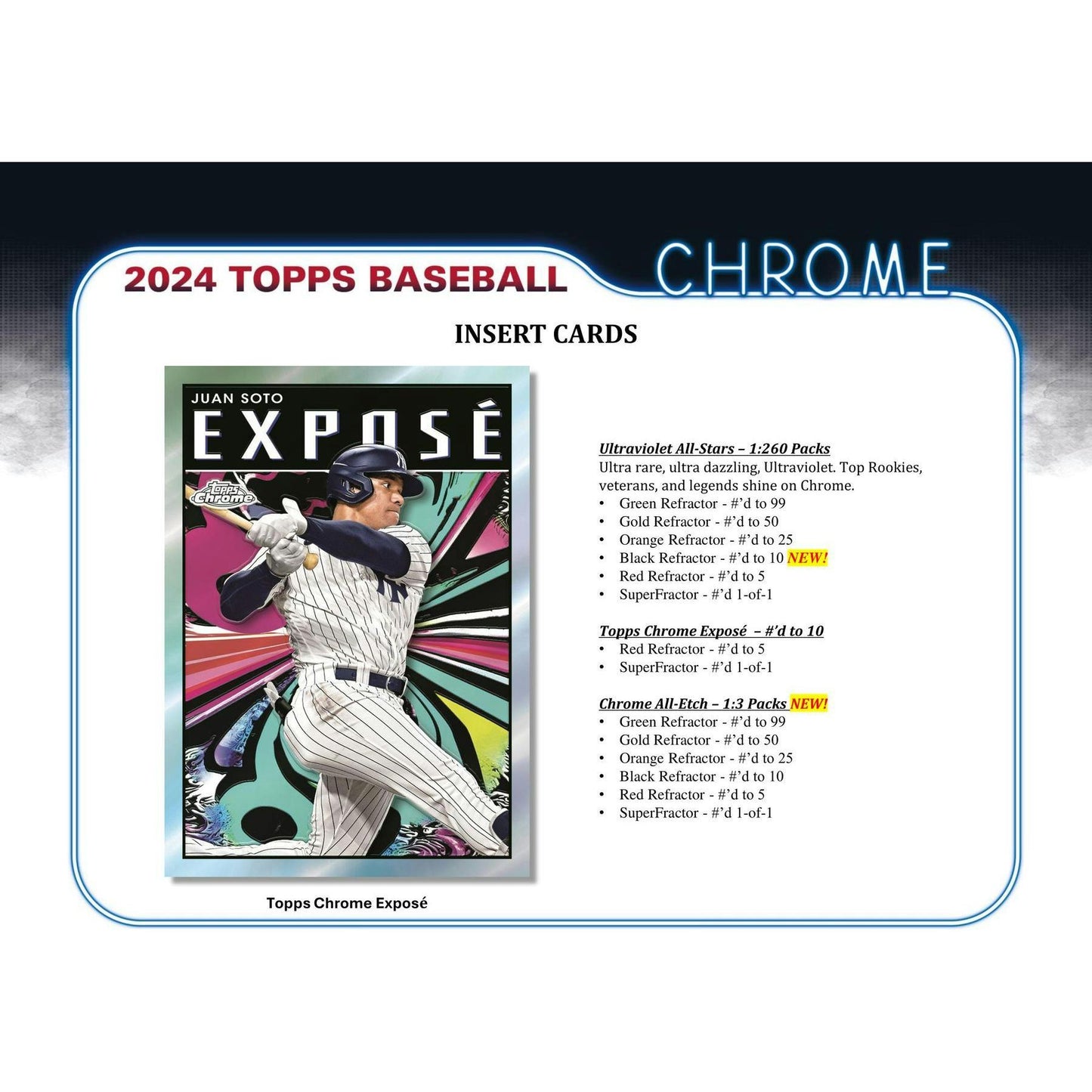 2024 Topps Chrome Baseball Hobby Jumbo Box 887521128884 - King Card Canada