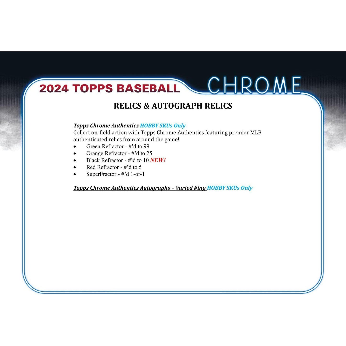 2024 Topps Chrome Baseball Hobby Jumbo Box 887521128884 - King Card Canada