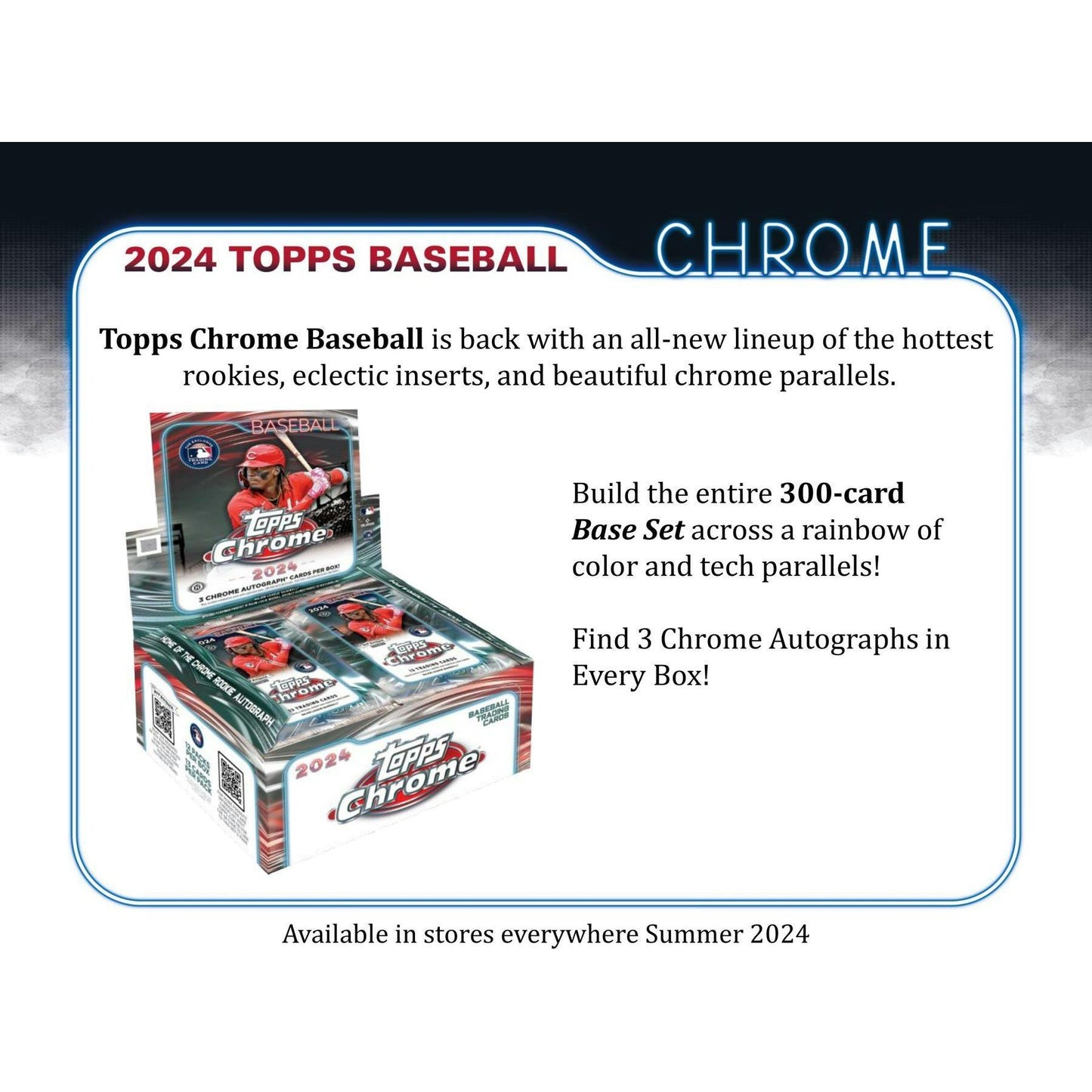 2024 Topps Chrome Baseball Hobby Jumbo Box 887521128884 - King Card Canada