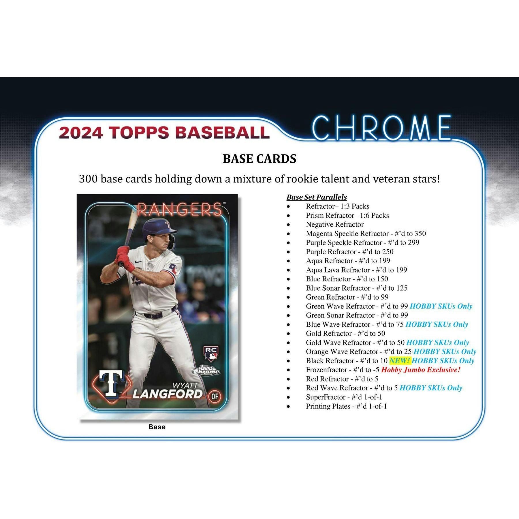 2024 Topps Chrome Baseball Hobby Jumbo Box 887521128884 - King Card Canada