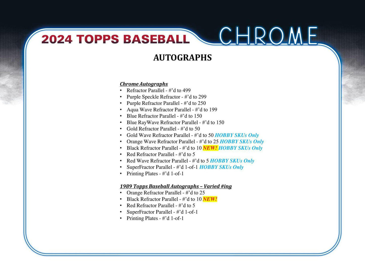 2024 Topps Chrome Baseball Hobby Jumbo Box 887521128884 - King Card Canada