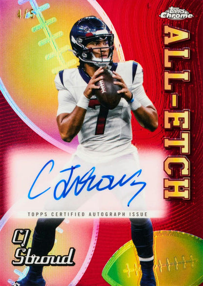 2024 Topps Chrome Football Hobby Box