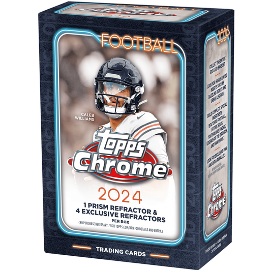 2024 Topps Chrome Football Blaster Value Box at King Card Canada