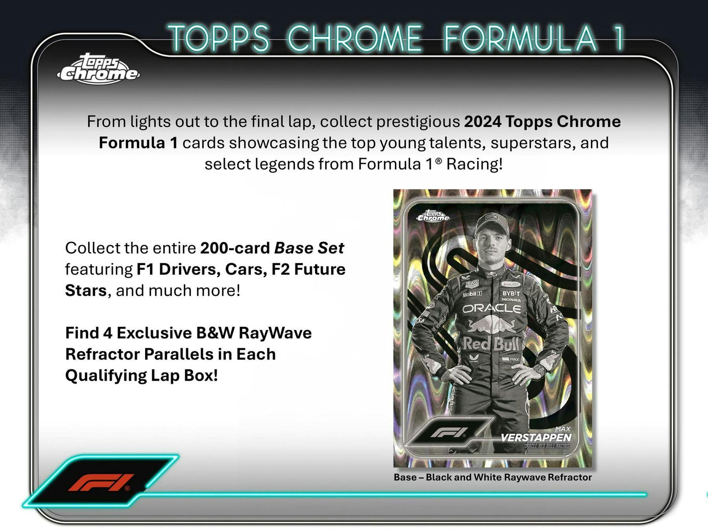 2024 Topps Chrome Formula 1 F1 Qualifying Lap Box 887521129997 at King Card Canada