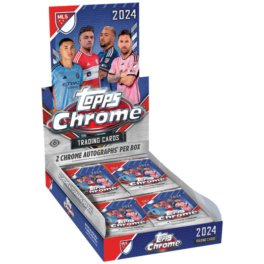 2024 Topps Chrome MLS Major League Soccer Hobby Box 887521128686 at King Card Canada