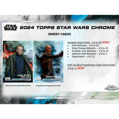 2024 Topps Chrome Star Wars Hobby Box 887521128075 - King Card Canada