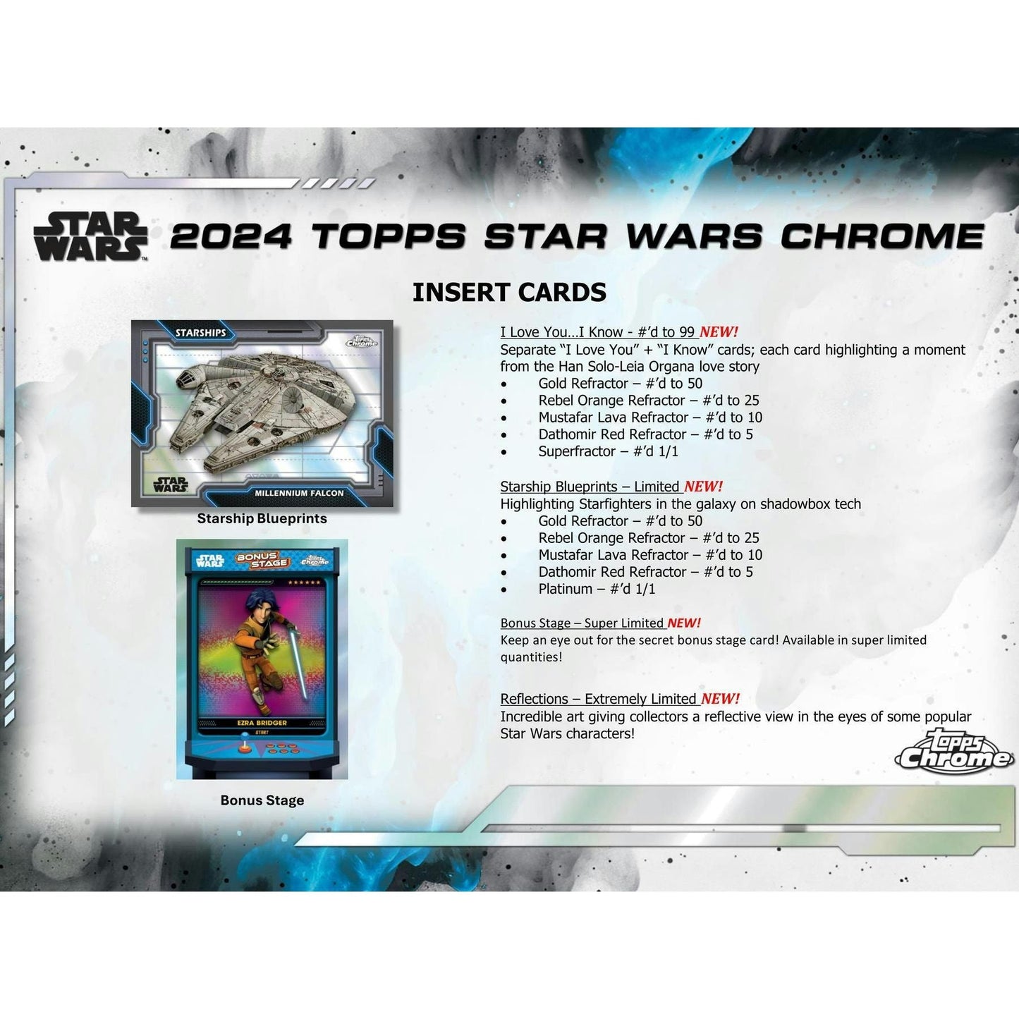 2024 Topps Chrome Star Wars Hobby Box 887521128075 - King Card Canada