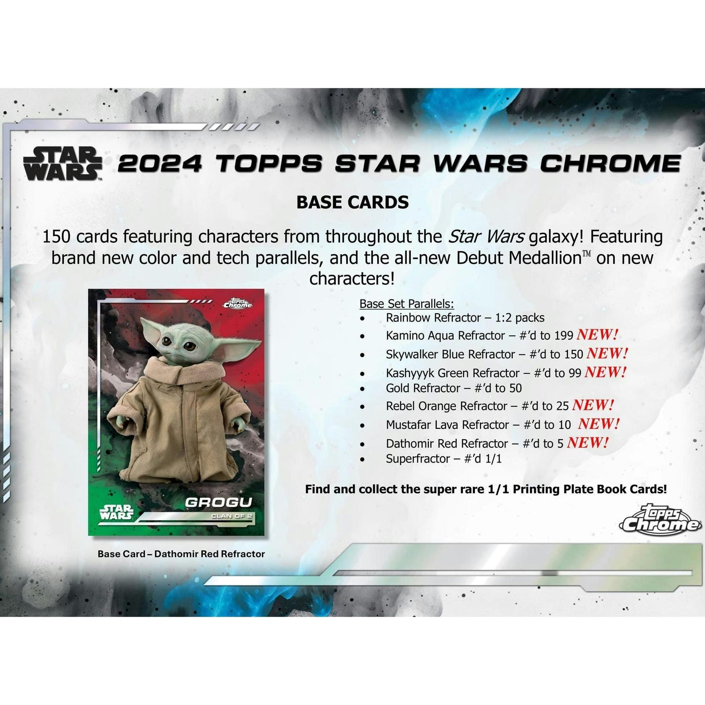 2024 Topps Chrome Star Wars Hobby Box 887521128075 - King Card Canada