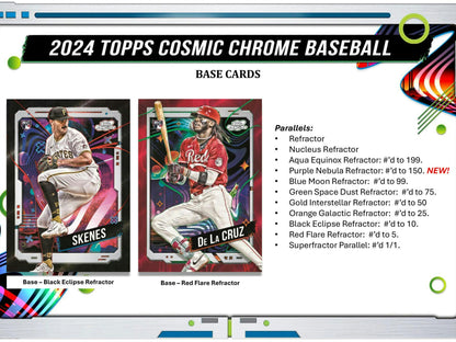 2024 Topps Cosmic Chrome Baseball Hobby Box 887521130665 - King Card Canada