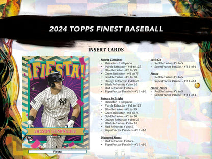 2024 Topps Finest Baseball Hobby Box 887521128013 - King Card Canada