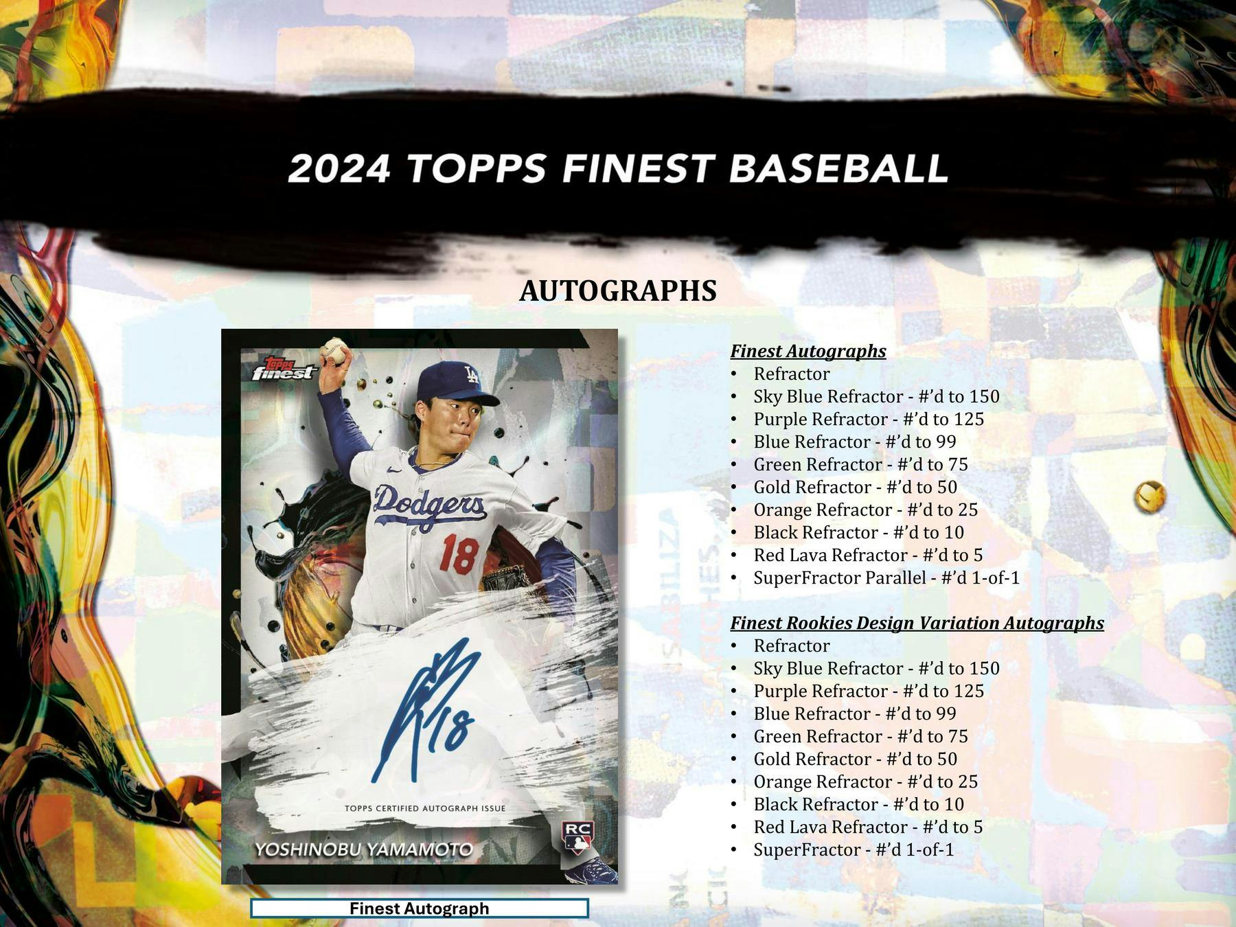 2024 Topps Finest Baseball Hobby Box 887521128013 - King Card Canada