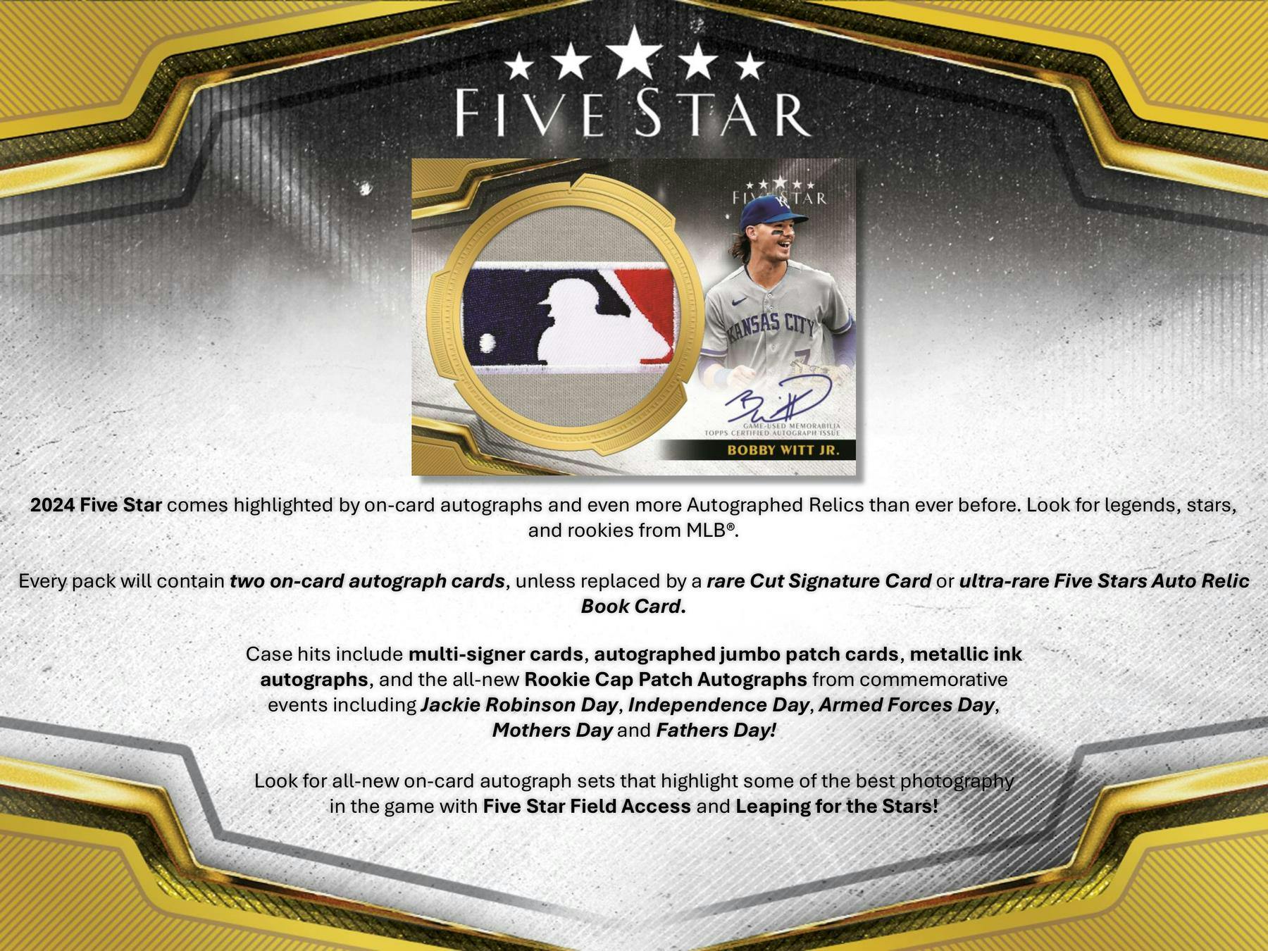 2024 Topps Five Star Baseball Hobby Box 887521131143 - King Card Canada