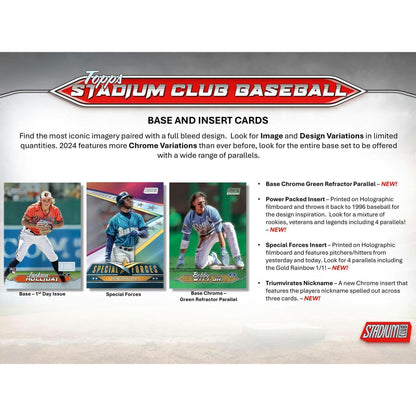 2024 Topps Stadium Club Baseball Compact Box 887521126187 at King Card Canada