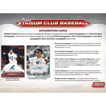 2024 Topps Stadium Club Baseball Compact Box 887521126187 at King Card Canada