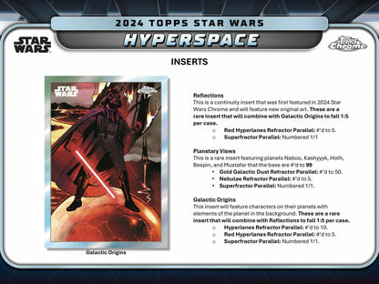 2024 Topps Star Wars Hyperspace Hobby Box 887521130696 at King Card Canada