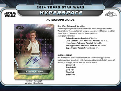 2024 Topps Star Wars Hyperspace Hobby Box 887521130696 at King Card Canada