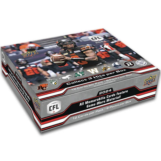 2024 Upper Deck CFL Football Hobby Box 053334712606 at King Card Canada