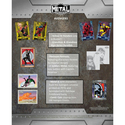 2024 Upper Deck Metal Universe Marvel Avengers Blaster Box 053334125352 - King Card Canada