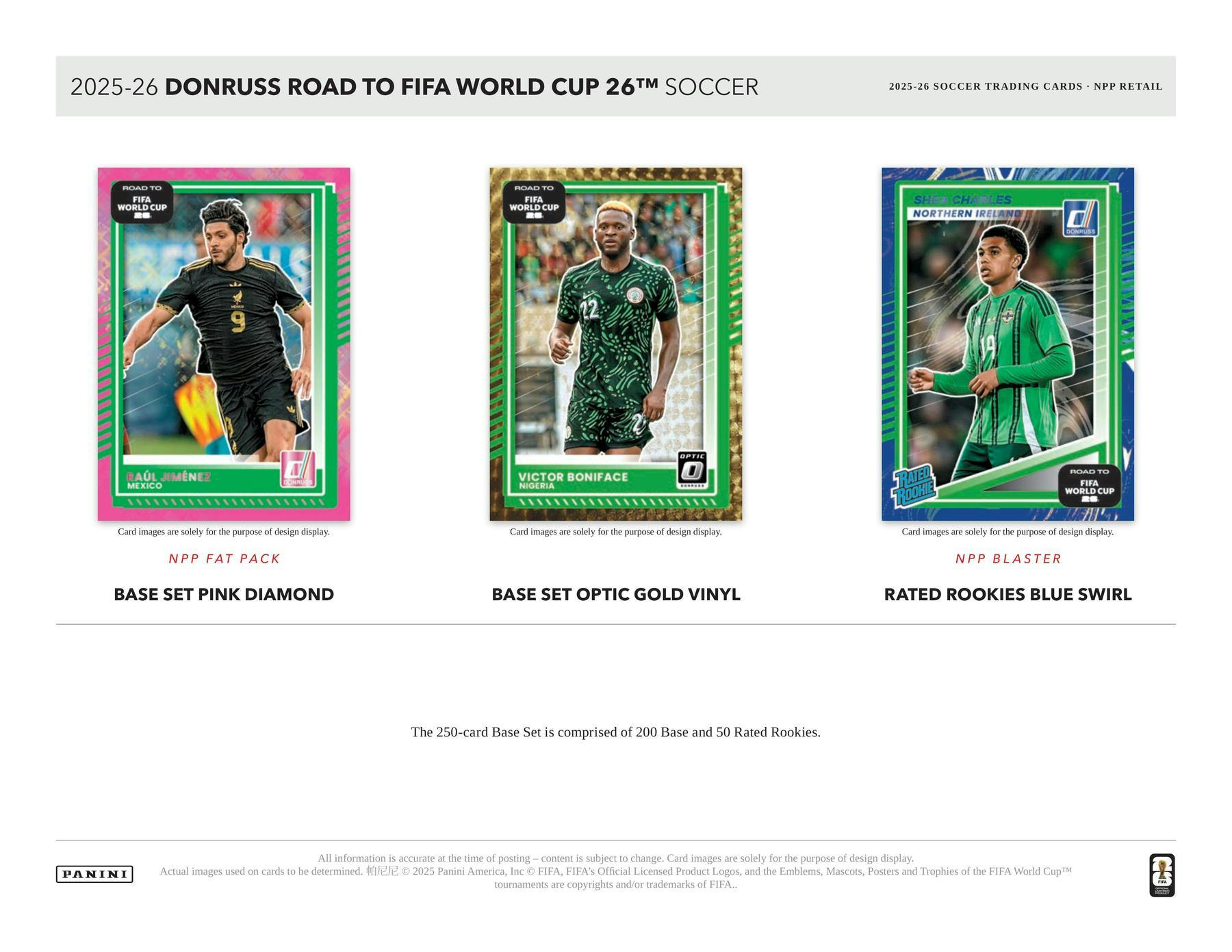 2025 - 26 Panini Donruss Road to FIFA World Cup Soccer Blaster Box 746134178726 at King Card Canada