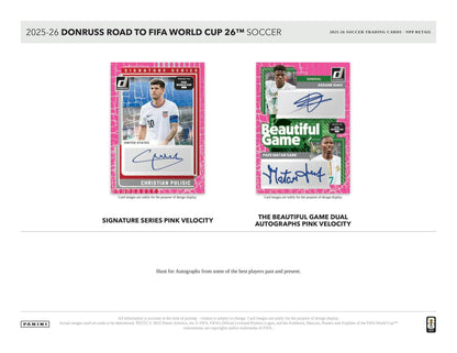2025 - 26 Panini Donruss Road to FIFA World Cup Soccer Blaster Box 746134178726 at King Card Canada