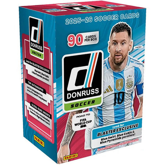 2025 - 26 Panini Donruss Road to FIFA World Cup Soccer Blaster Box 746134178726 at King Card Canada