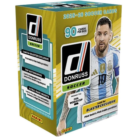 2025-26 Panini Donruss Road to FIFA World Cup Soccer Hobby Blaster Box 746134178818 at King Card Canada
