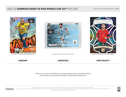 2025 - 26 Panini Donruss Road to FIFA World Cup Soccer Hobby Box 746134178665 at King Card Canada