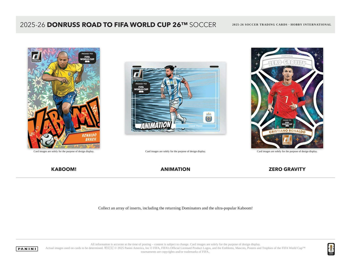 2025 - 26 Panini Donruss Road to FIFA World Cup Soccer International Hobby Box [DAMAGED] 746134178696 at King Card Canada