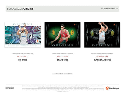 2025-26 Panini Origins EuroLeague Basketball H2 Hybrid Box 746134195525 at King Card Canada