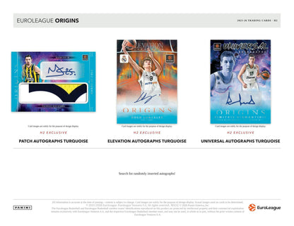 2025-26 Panini Origins EuroLeague Basketball H2 Hybrid Box 746134195525 at King Card Canada