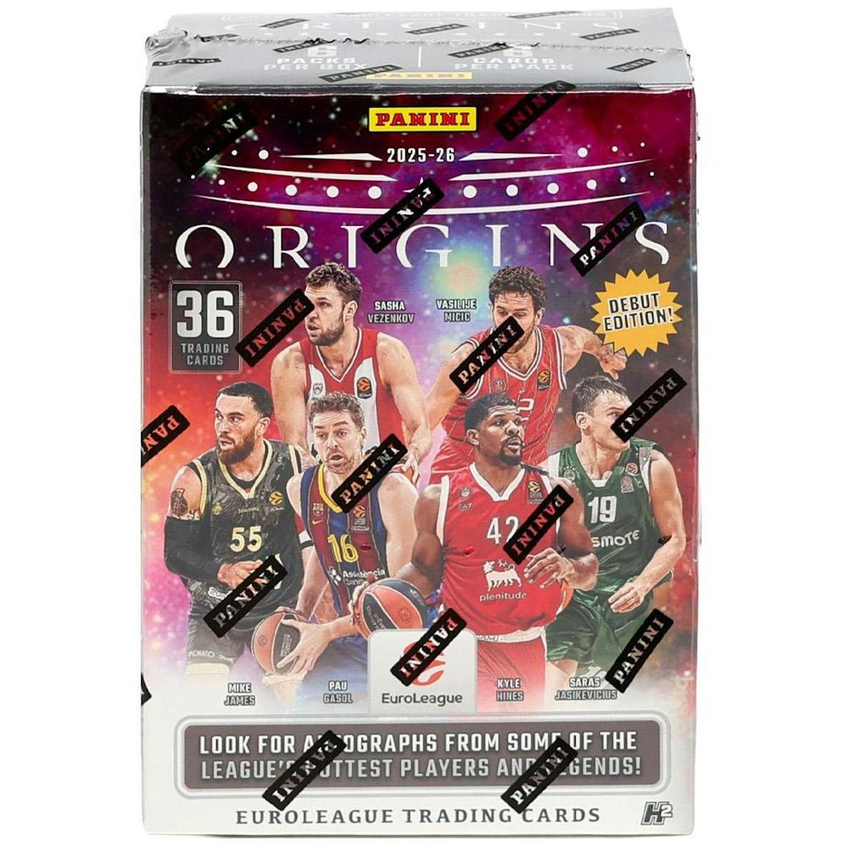 2025-26 Panini Origins EuroLeague Basketball H2 Hybrid Box 746134195525 at King Card Canada