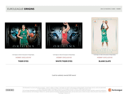 2025-26 Panini Origins EuroLeague Basketball Hobby Box 746134195495 at King Card Canada