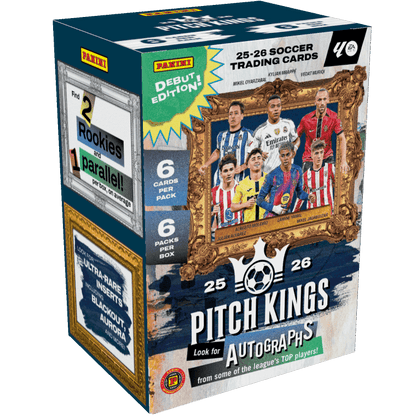 2025-26 Panini Pitch Kings La Liga Soccer International Blaster Box 746134204470 at King Card Canada